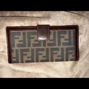 Fendi Zucca Logo Wallet